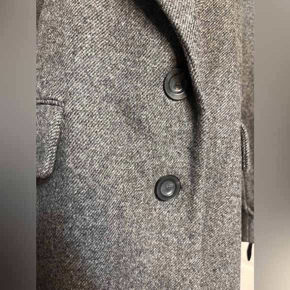 Zara Basics Wool Blend Womans Trench Coat w/ 2 Front Pockets and Style Galore!! - Picture 6 of 12